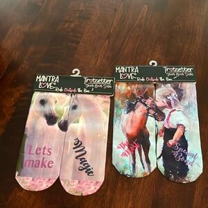 Bundle of two short boot socks